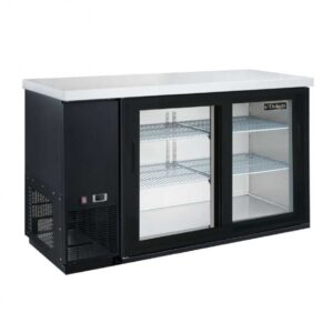 Dukers Appliance Co DBB48-S2 49″ Refrigerated Back Bar Cabinet w/ 2 Glass Doors, 11.23 Cu Ft