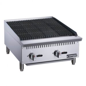 Dukers Appliance Co DCCB24 24″ Countertop Gas Radiant Charbroiler w/ (2) Burners, 70.000 BTU