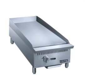 Dukers Appliance Co DCGMA12 12″ Countertop Manual Gas Griddle, 1″ Steel Plate, 29.000 BTU