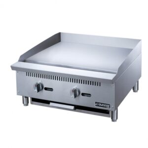 Dukers Appliance Co DCGMA24 24″ Countertop Manual Gas Griddle, 1″ Steel Plate, 60.000 BTU