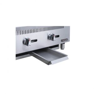 Dukers Appliance Co DCGMA24 24″ Countertop Manual Gas Griddle, 1″ Steel Plate, 60.000 BTU