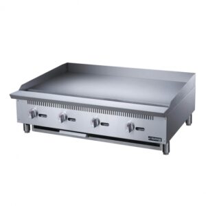 Dukers Appliance Co DCGMA60 60″ Countertop Manual Gas Griddle, 1″ Steel Plate, 150.000 BTU