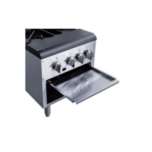 Dukers Appliance Co DCSP1 18″ Gas Stock Pot Range w/ (1) Three Ring Burner, Manual Controls, 80.000 BTU