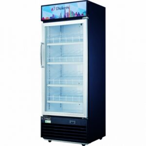 Dukers Appliance Co DSM-12R 25″ One Glass Door Merchandiser Refrigerator in Black, 11.5 cu. ft.
