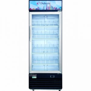 Dukers Appliance Co DSM-12R 25″ One Glass Door Merchandiser Refrigerator in Black, 11.5 cu. ft.