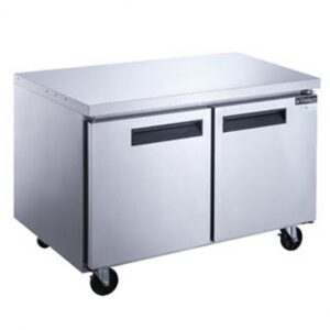 Dukers Appliance Co DUC60F 60″ 2-Section Undercounter Freezer w/ 2 Doors, 15.5 cu. ft.