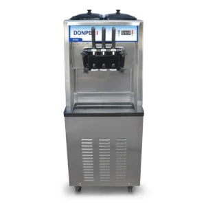 Donper USA D700 Floor Model Two Flavor Soft Serve Machine, (2) 9.5 qt.
