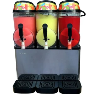 Donper USA XC336 Bowl Type Frozen Slushy & Granita Beverage Machine w/3.2 gal – 1100W/115V – Triple