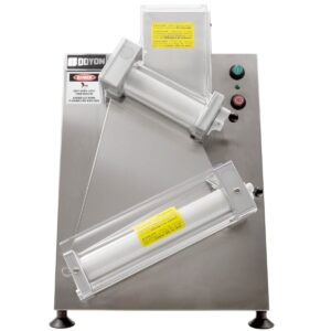 Doyon DL12DP Countertop Double Pass Dough Sheeter, 12″ Diagonal Two Rollers, 1/2 Hp