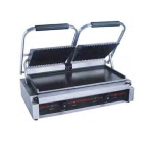 Serv-Ware EPG-200GF 22″ Sandwich / Panini Grill, Grooved Top & Smooth Bottom