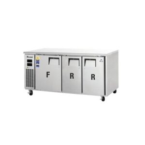 Everest ETRF3 71″ Undercounter/Worktop Refrigerator Freezer w/ 3 Doors, 14 (R) – 9 (F) cu. ft.