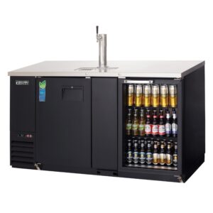 Everest EBD3-BBG-24 68″ Back Bar & Direct Draw Keg Refrigerator Combo