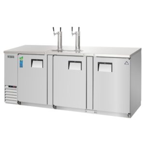 Everest EBD4-SS 89″ Direct Direct Draw Keg Refrigerator, Stainless Steel, 4 Keg