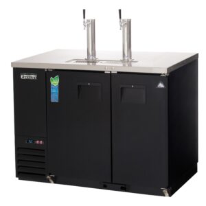Everest EBDS2-24 49″ Direct Draw Keg Refrigerator, 1 Keg/1 Slim Barrel