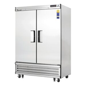 Everest EBF2 54″ Two Section Reach-In Freezer w/ 2 Solid Doors, Bottom Mount, 50 cu. ft.