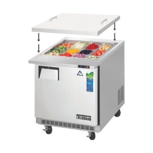 Everest EOTP1 27″ One Section Mega Top Sandwich/Salad Prep Table w/ 1 Door, 12 Pans