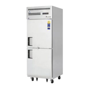 Everest ESFH2 29″ One Section Reach-In Freezer w/ 2 Half Solid Doors, Top Mount, 23 cu. ft.