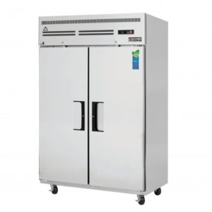 Everest ESR2 49″ Two Section Reach-In Refrigerator w/ 2 Solid Full Doors, Top Mount, Stainless Steel, 48 cu. ft.