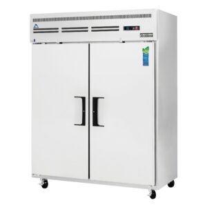 Everest ESWF2 59″ Two Section Reach-In Freezer w/ 2 Solid Doors, Top Mount, 55 cu. ft.