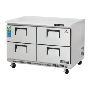 Everest ETBR2-D4 47″ Two Section Undercounter Refrigerator w/ 4 Drawers, 14 cu. ft.