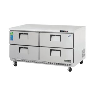 Everest ETBWR2-D4 59″ Two Section Undercounter Refrigerator w/ 4 Drawers, 18 cu. ft.