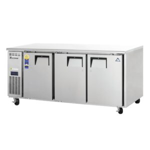 Everest ETF3 71″ 3-Section Worktop Freezer w/ 3 Doors, Bottom Mounted, 22 cu. ft.
