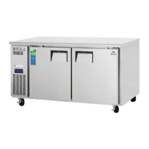 Everest ETWR2 59″ Two Section Undercounter Refrigerator w/ 2 Doors, 18 cu. ft.
