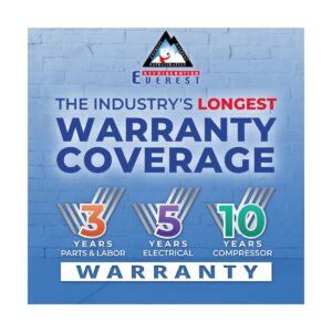 Everest EOMV-48-B-28-S 48″ Vertical Open Air Merchandiser in Black, High Profile, 3 Shelves, 12.2 cu. ft.