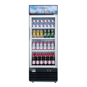 Dukers DSM-15R Commercial Single Glass Swing Door Merchandiser Refrigerator