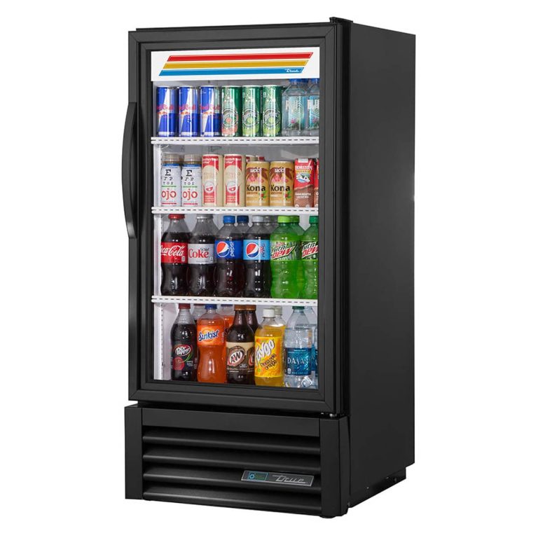 True GDM-08-HC~TSL01 23" One Glass Swing Door Refrigerated Merchandiser, Bottom Mounted
