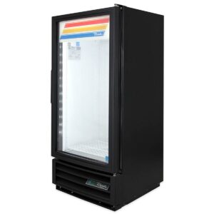 True GDM-10F-HC~TSL01 24″ One Glass Door Merchandiser Freezer in Black, 8.5 cu. ft.