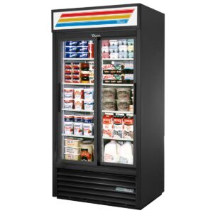 True GDM-33-HC-LD 39″ 2-Section Thermal Glass Sliding Door Refrigerated Merchandiser