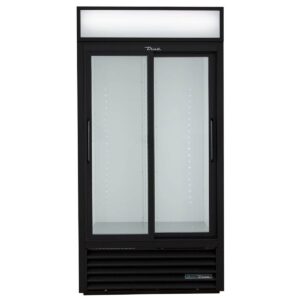 True GDM-33-HC-LD 39″ 2-Section Thermal Glass Sliding Door Refrigerated Merchandiser