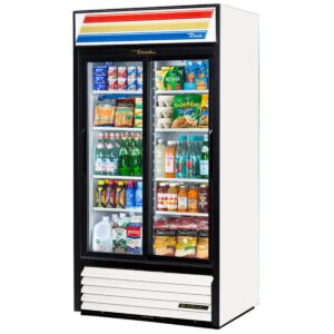 True GDM-33-HC-LD 39″ 2-Section Thermal Glass Sliding Door Refrigerated Merchandiser