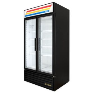 True GDM-35F~TSL01 39″ Two Glass Swing Door Merchandiser Freezer in White, 32 cu. ft.