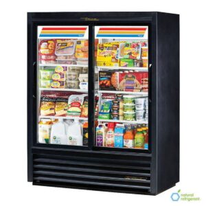 True GDM-41SL-60-HC-LD 47″ 2-Section Glass Sliding Door Refrigerated Merchandiser
