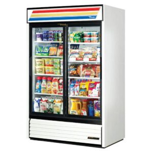 True GDM-45-HC-LD 51″ 2-Section Glass Sliding Door Refrigerated Merchandiser