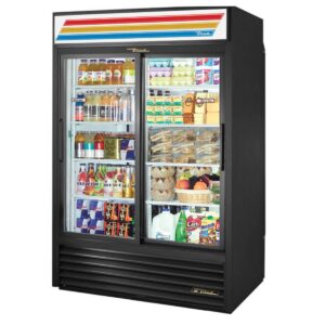 True GDM-47RL-HC-LD 54″ 2-Section Rear-Load Glass Sliding Door Refrigerated Merchandiser