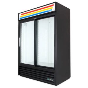 True GDM-47RL-HC-LD 54″ 2-Section Rear-Load Glass Sliding Door Refrigerated Merchandiser