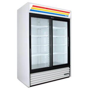 True GDM-47RL-HC-LD 54″ 2-Section Rear-Load Glass Sliding Door Refrigerated Merchandiser