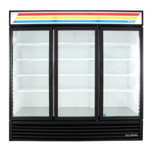 True GDM-72-HC~TSL01 78″ 3-Section Glass Swing Door Refrigerated Merchandiser