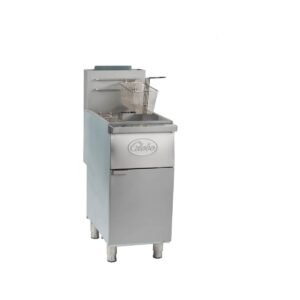 Globe GFF35G Gas Fryer – (1) 35 lb Vat, Floor Model