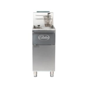 Globe GFF35G Gas Fryer – (1) 35 lb Vat, Floor Model