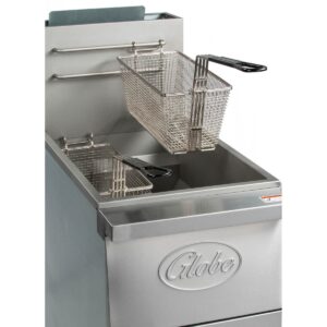 Globe GFF35G Gas Fryer – (1) 35 lb Vat, Floor Model