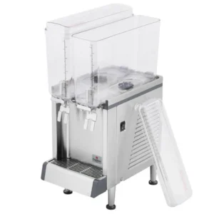 Crathco® CS-2E-16 Simplicity® Bubbler® Mini-Twin Pre-Mix Cold Beverage Dispenser, 2.4 Gal/each