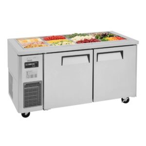 Turbo Air JBT-60-N 59″ J Series Refrigerated Buffet Table, (12) Pan, 15.0 cu. ft.