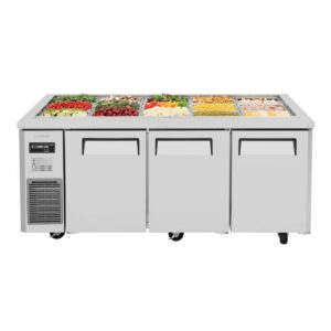 Turbo Air JBT-72-N 70″ J Series Refrigerated Buffet Table, (15) Pan, 18.0 cu. ft.