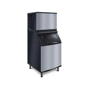Koolaire KDT0300A/K570 Air Cooled Full Cube 333 lb Ice Machine with Bin, 532 lb Storage