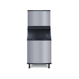 Koolaire KDT0300A/K570 Air Cooled Full Cube 333 lb Ice Machine with Bin, 532 lb Storage