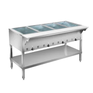 Klinger’s Trading HF3H 47″ Gas Hot Food Serving Counter, (3) Open Wells